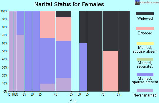 New Market marital status for females