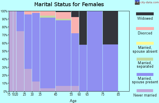 Otsego marital status for females