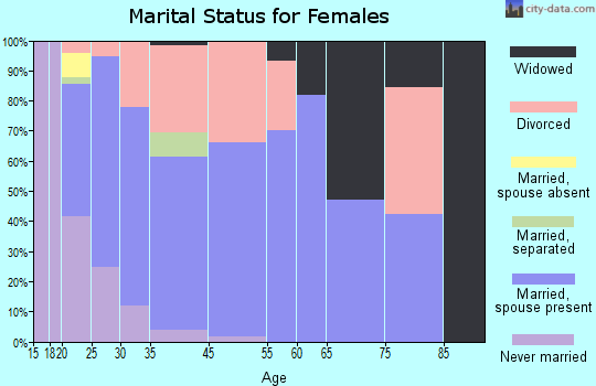 Zimmerman marital status for females