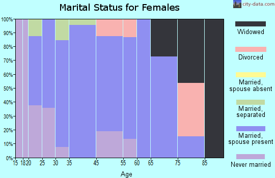 Chunky marital status for females
