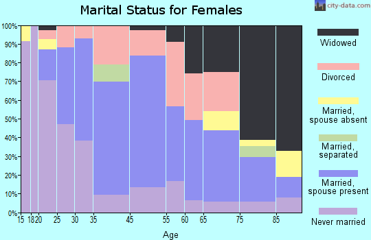 Houston marital status for females