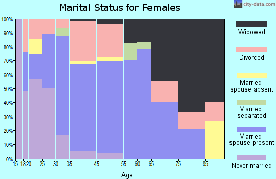 Raleigh marital status for females