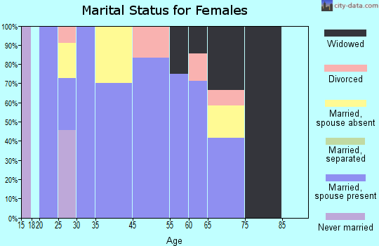 Silver Creek marital status for females