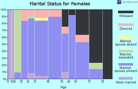 Dyer marital status for females