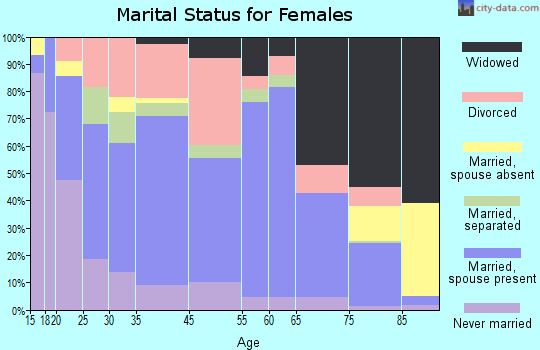 Houston marital status for females