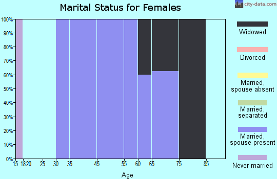 Custer marital status for females