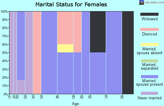 Brock marital status for females