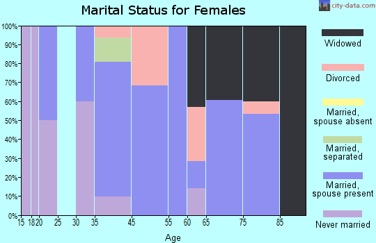 Brule marital status for females