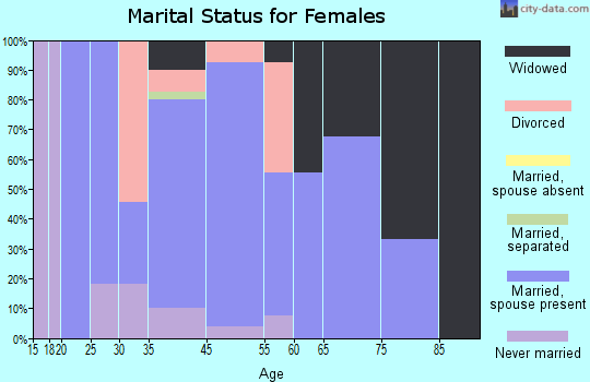 Decatur marital status for females