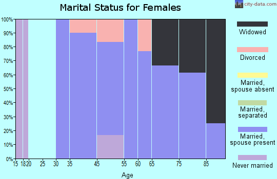 Republican City marital status for females