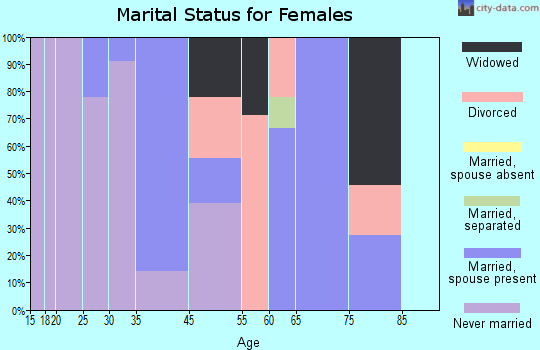 McDermitt marital status for females