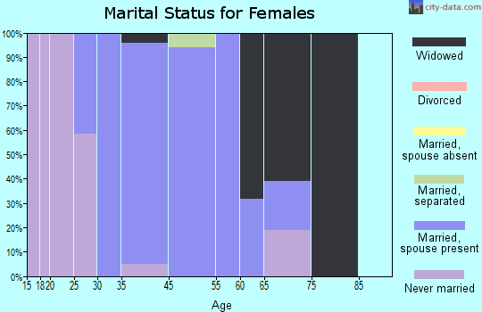 Annandale marital status for females