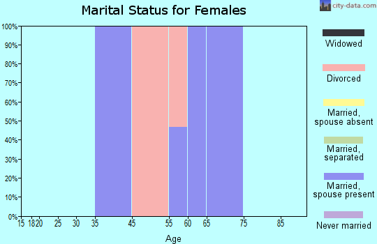Diamond Beach marital status for females