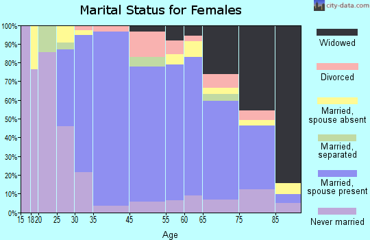 Emerson marital status for females