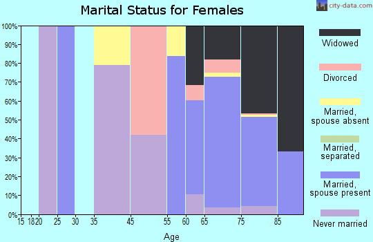 Holiday City South marital status for females