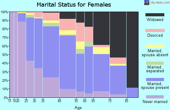 Little Ferry marital status for females