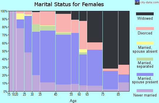 Runnemede marital status for females