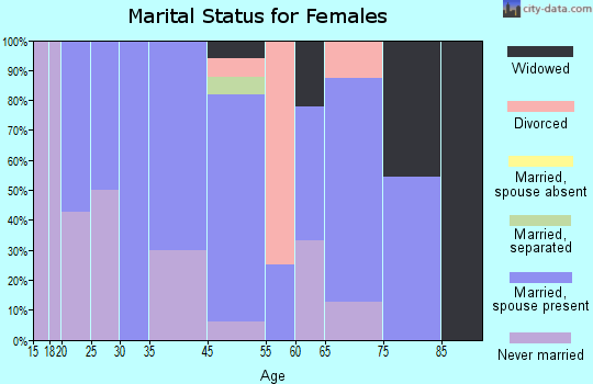 Andes marital status for females