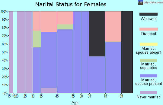 Apalachin marital status for females