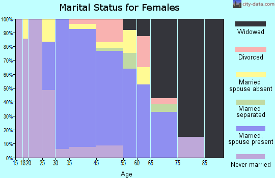 Bellerose Terrace marital status for females