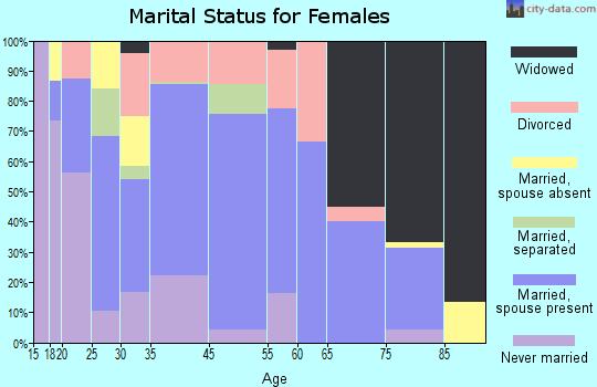 Little Valley marital status for females