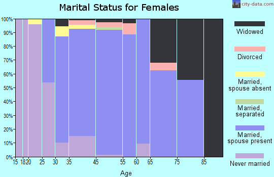 New Hempstead marital status for females