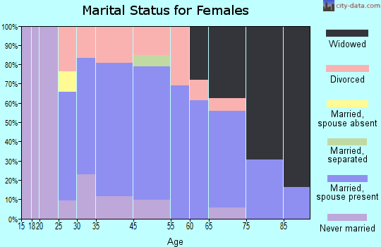 Silver Creek marital status for females