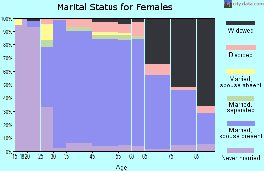 Stony Brook marital status for females