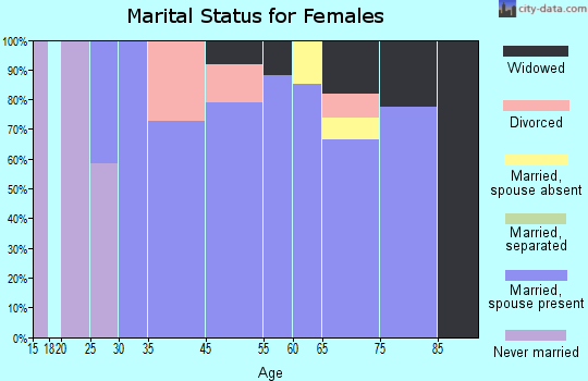 Bermuda Run marital status for females
