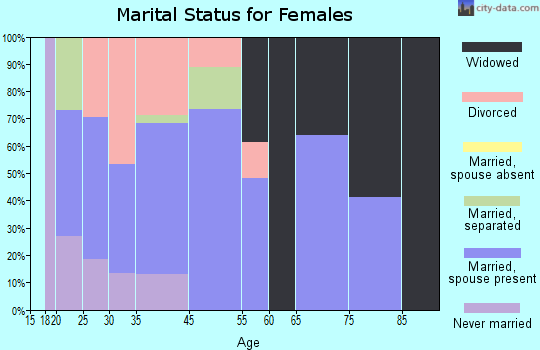 Castle Hayne marital status for females
