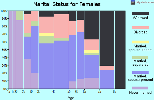 Old Fort marital status for females