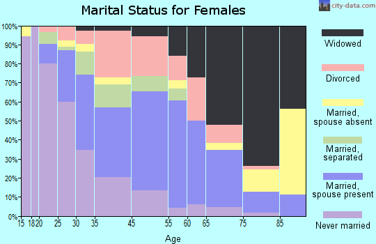 Williamston marital status for females