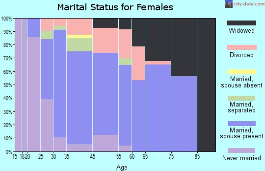 Wrightsboro marital status for females