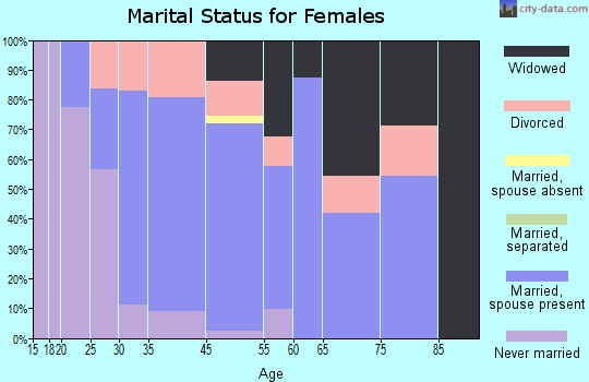 Brimfield marital status for females