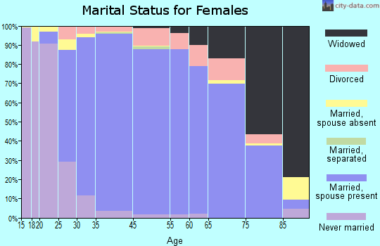 Hudson marital status for females