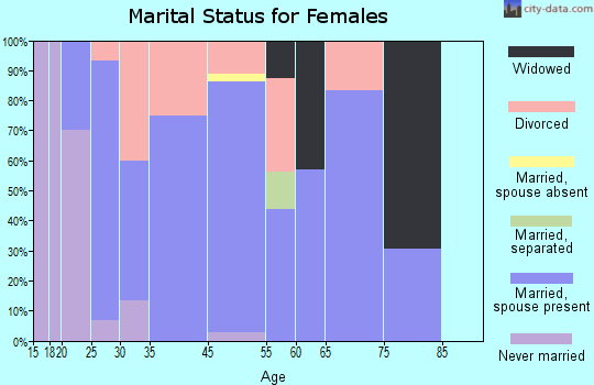 Jerry City marital status for females