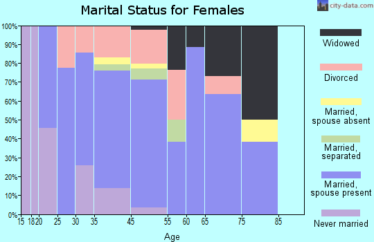 Leavittsburg marital status for females