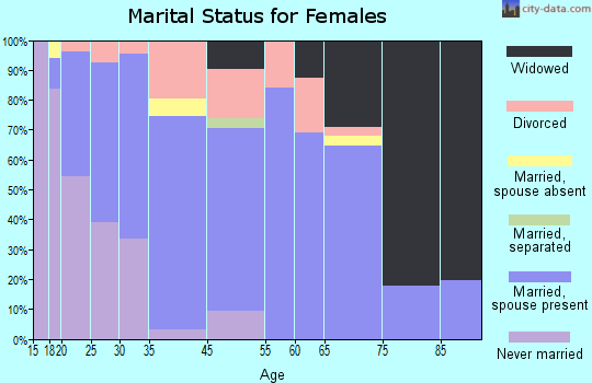 South Point marital status for females