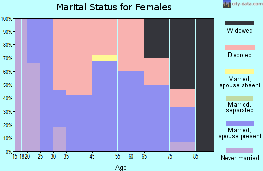 Ketchum marital status for females