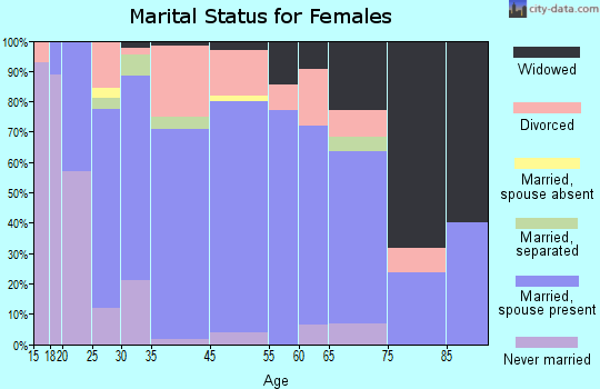 Brownsville marital status for females