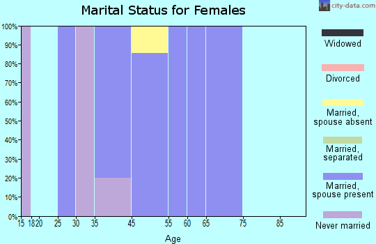 Dorrington marital status for females