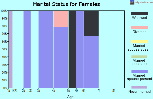 Summerville marital status for females