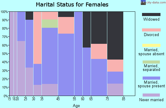 Austin marital status for females