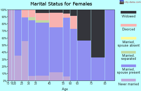 Beavertown marital status for females