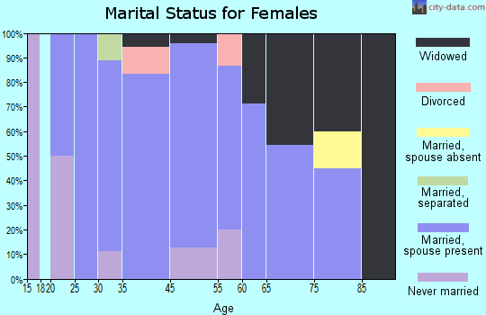 Blooming Valley marital status for females