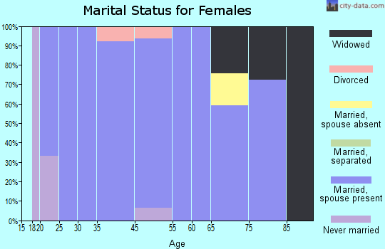 Brickerville marital status for females
