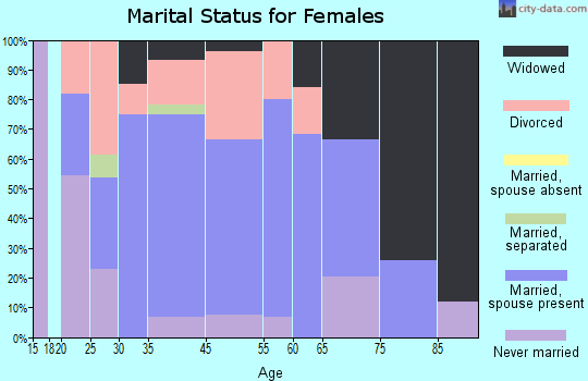 Hooversville marital status for females