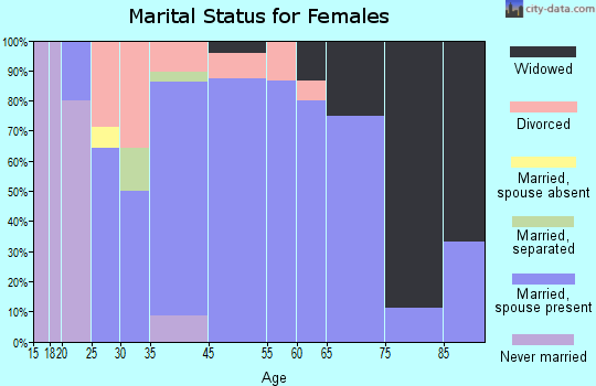 New Salem marital status for females