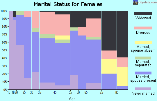 Susquehanna Depot marital status for females