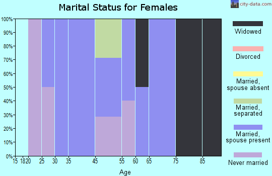 Blenheim marital status for females